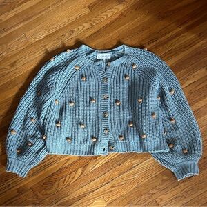 The Great Bobble Sophmore Cardigan Sz Lg